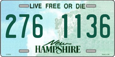 NH license plate 2761136