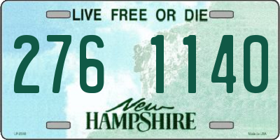 NH license plate 2761140