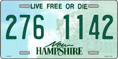 NH license plate 2761142