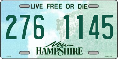 NH license plate 2761145