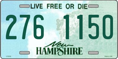 NH license plate 2761150