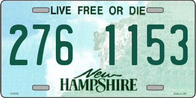NH license plate 2761153