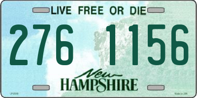 NH license plate 2761156