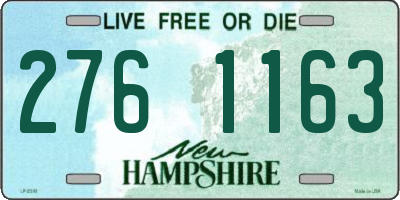 NH license plate 2761163