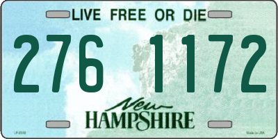 NH license plate 2761172