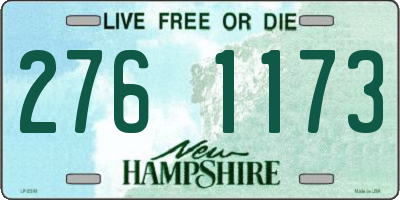 NH license plate 2761173