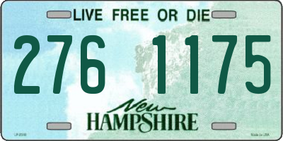 NH license plate 2761175