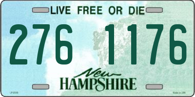 NH license plate 2761176
