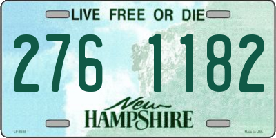 NH license plate 2761182
