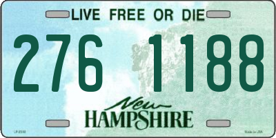 NH license plate 2761188
