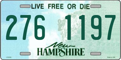 NH license plate 2761197