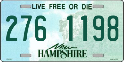 NH license plate 2761198