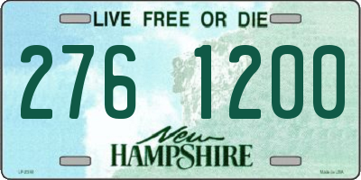 NH license plate 2761200