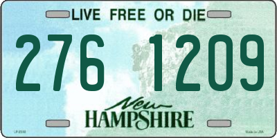 NH license plate 2761209