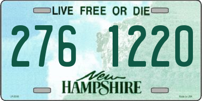 NH license plate 2761220