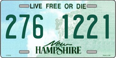 NH license plate 2761221