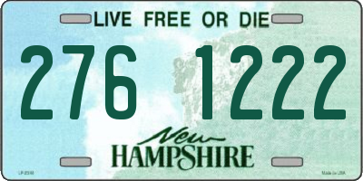 NH license plate 2761222