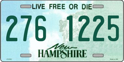 NH license plate 2761225