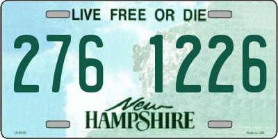 NH license plate 2761226