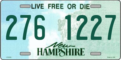 NH license plate 2761227