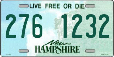 NH license plate 2761232