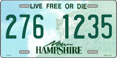 NH license plate 2761235