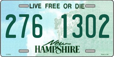 NH license plate 2761302