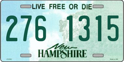 NH license plate 2761315