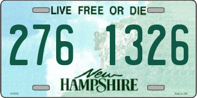 NH license plate 2761326
