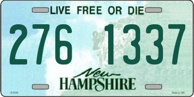 NH license plate 2761337