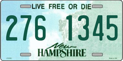 NH license plate 2761345