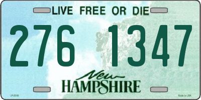 NH license plate 2761347