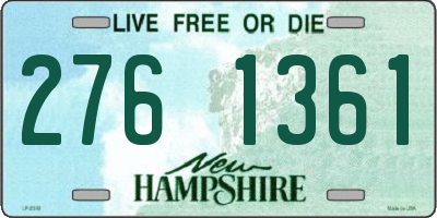 NH license plate 2761361