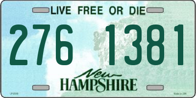 NH license plate 2761381