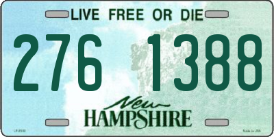 NH license plate 2761388