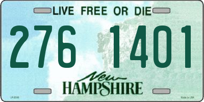 NH license plate 2761401