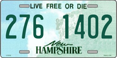 NH license plate 2761402
