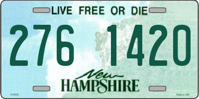NH license plate 2761420