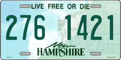 NH license plate 2761421