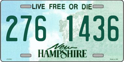 NH license plate 2761436