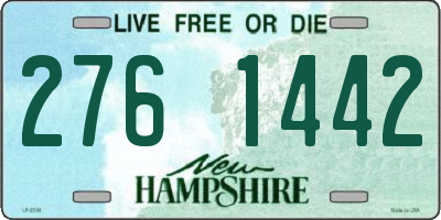NH license plate 2761442