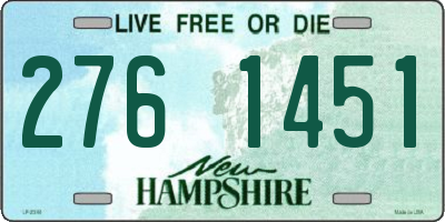 NH license plate 2761451