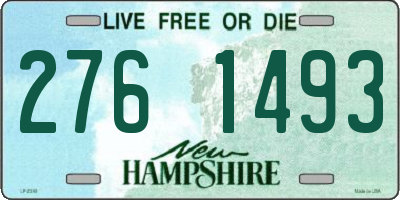 NH license plate 2761493