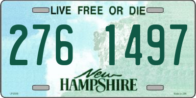 NH license plate 2761497