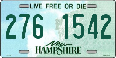 NH license plate 2761542