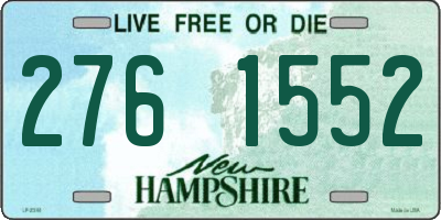 NH license plate 2761552