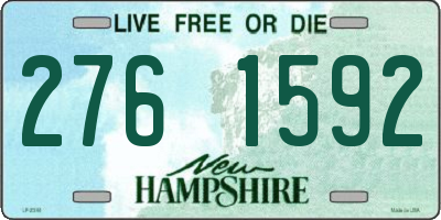 NH license plate 2761592
