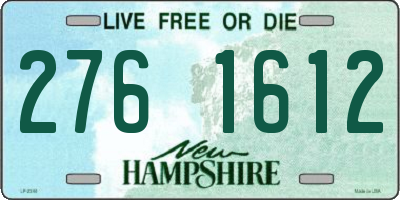 NH license plate 2761612