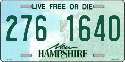 NH license plate 2761640