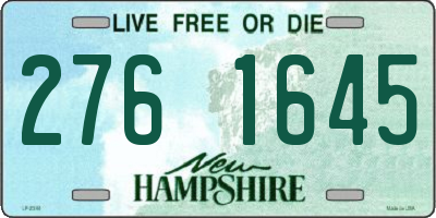 NH license plate 2761645